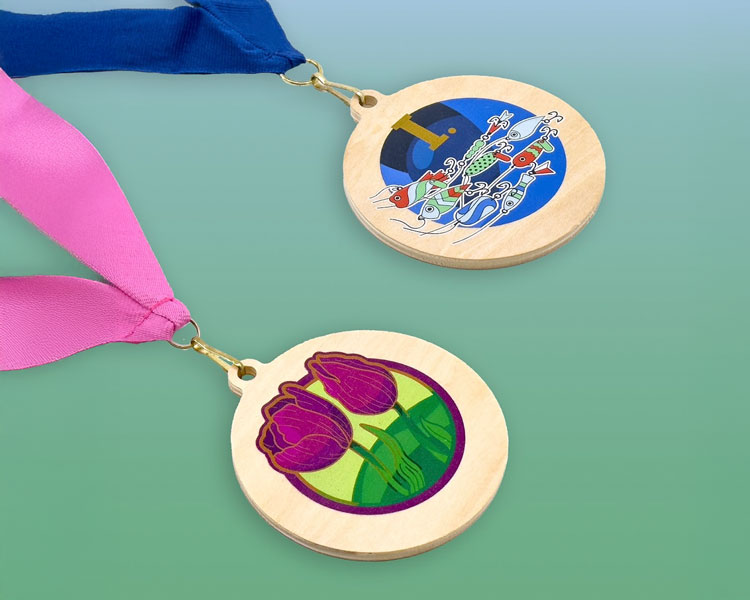 UV nyomtatás környezetbarát fa éremre