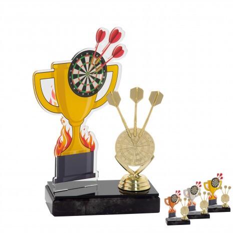 Cupa de darts premiu acrilic cu figurină C