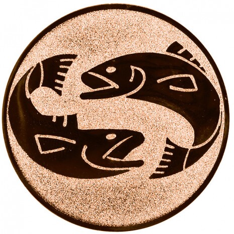 Pescuit (peste) Inserție bronz 50 mm
