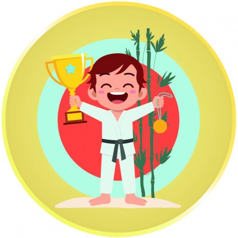 Băiat arte marțiale Inserție