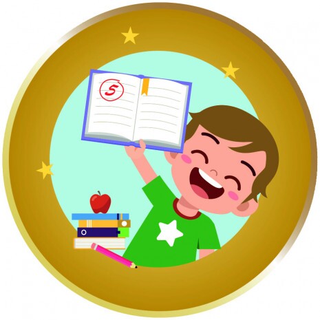 Băiat student Inserție