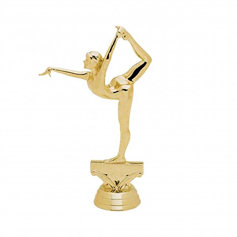 Gimnastica feminina figură aurie