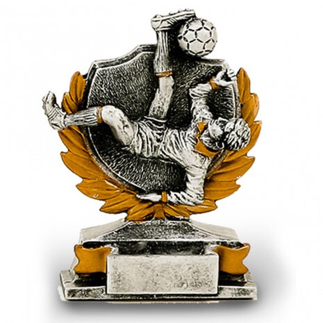 Fotbal (asistență la gol) statuie din rășină