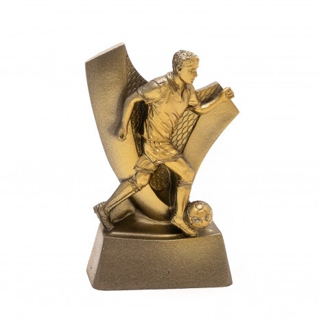 Fotbal (jucator mic) statuie din rășină