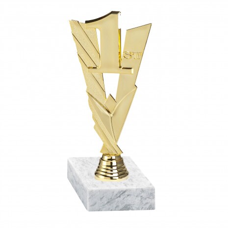 Locul 1 figurină de aur cu bază