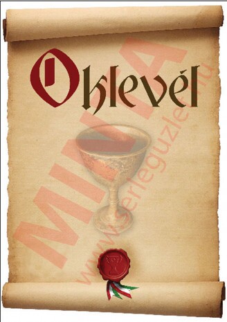 Certificat de pergament A5