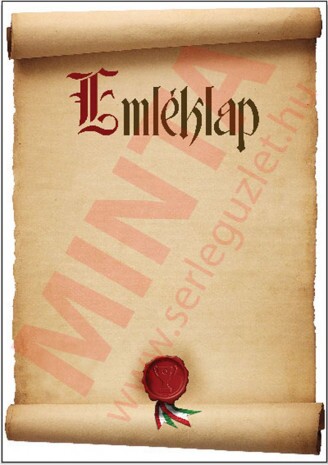 Card de memorie pergament A4