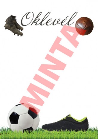 Certificatul nostru de fotbal A4