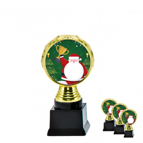 Moș Crăciun pe bază de bloc negru