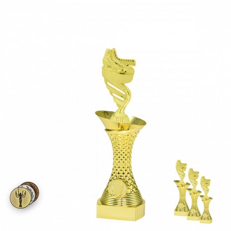 Hochei pe un suport cu coloană de aur