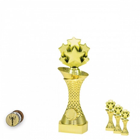 Stele pe un suport cu coloană de aur