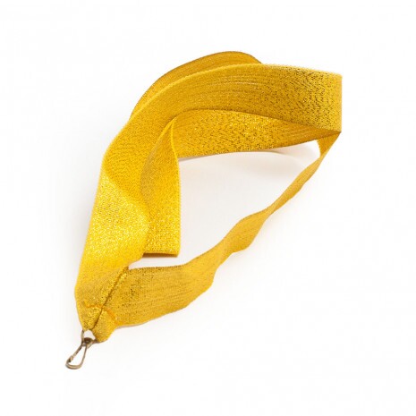 Panglică cu medalie de aur cu lățime de 20 mm