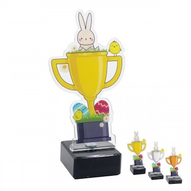 Cupa de Paște din acril cu iepuraș 