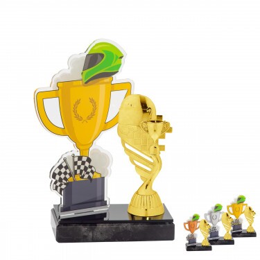 Cupa pentru Motorsport premiu acrilic cu figurină C