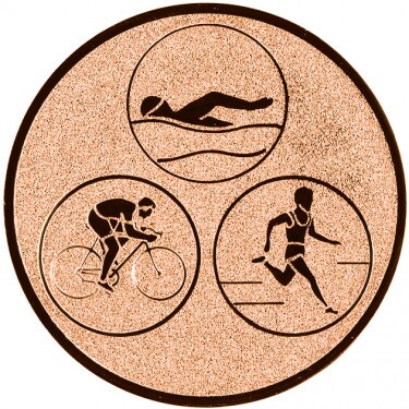 Triatlon Inserție bronz 25 mm