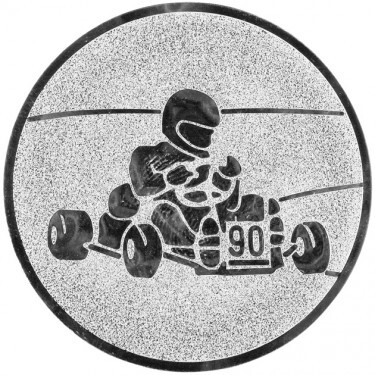 Mergi cu kart Inserție argint 50 mm