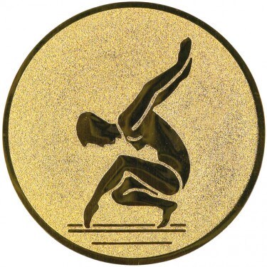 Gimnastica (femei) Inserție aur 50 mm