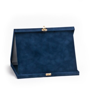 Cutie pentru plachetă din pluș, albastru