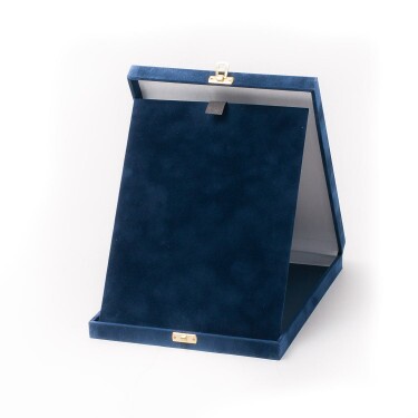 Cutie pentru plachetă din pluș, albastru