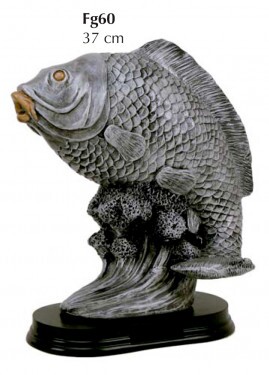 Angler (pește mare) statuie din rășină