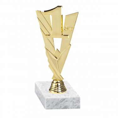 Locul 1 figurină de aur cu bază