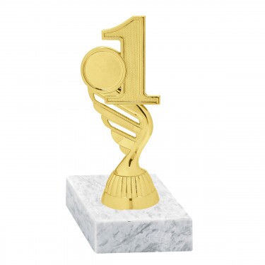 Locul 1 figurină de aur cu bază