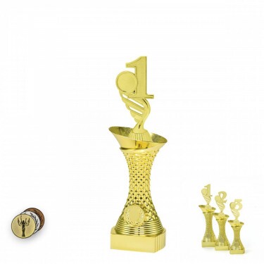 Locul 2 pe un suport cu coloană de aur