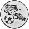 Fotbal (pantofi, minge) Inserție aur 25 mm