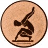 Gimnastica (femei) Inserție aur 50 mm