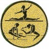 Gimnastica (femei all-around) Inserție aur 25 mm
