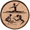 Gimnastica (femei all-around) Inserție aur 25 mm