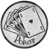 Poker Inserție aur 25 mm