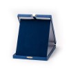 Cutie pentru plachetă cu aspect de piele, albastru