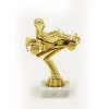 Gokart figurină de aur cu bază
