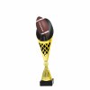 Minge de fotbal american pe un trofeu negru/auriu B