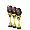 Minge de fotbal american pe un trofeu negru/auriu B